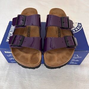 Birkenstock Plum Purple Arizona Sandals 39